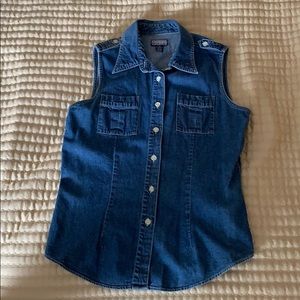 Denim top